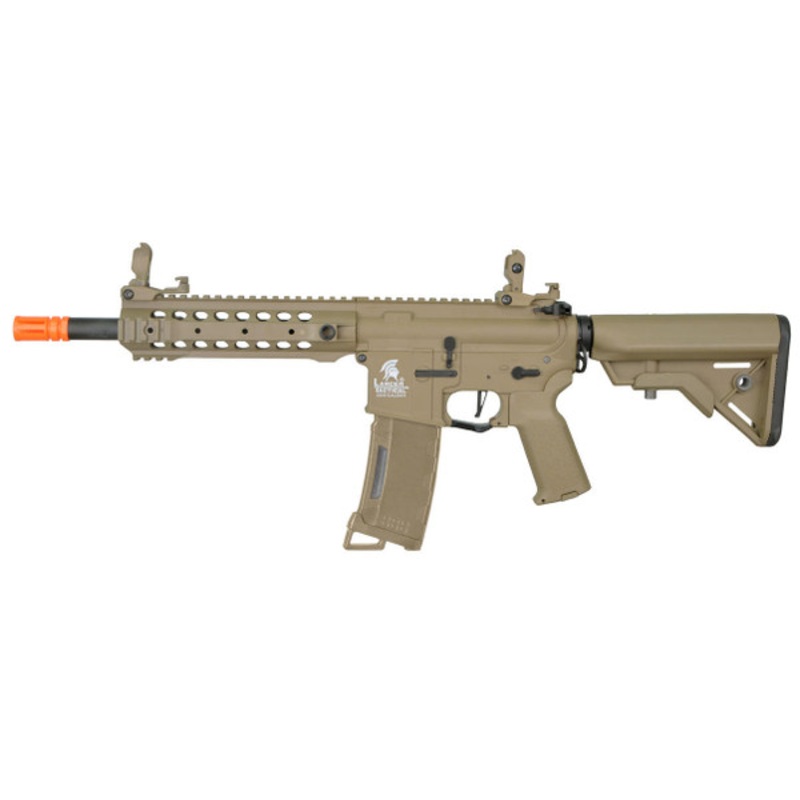 Lancer Tactical Gen 3 CQB M4 AEG Airsoft Rifle, Tan