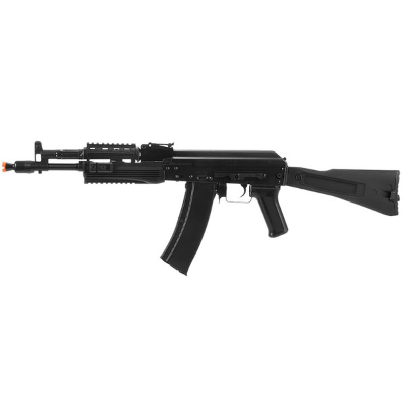 LCT Airsoft AK-102 Assault Rifle AEG w/ Folding Stock, Black