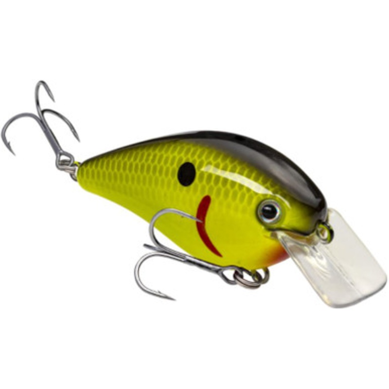 Strike King KVD 1.5 Hard Knock Squarebill Crankbait – Chart Black Back