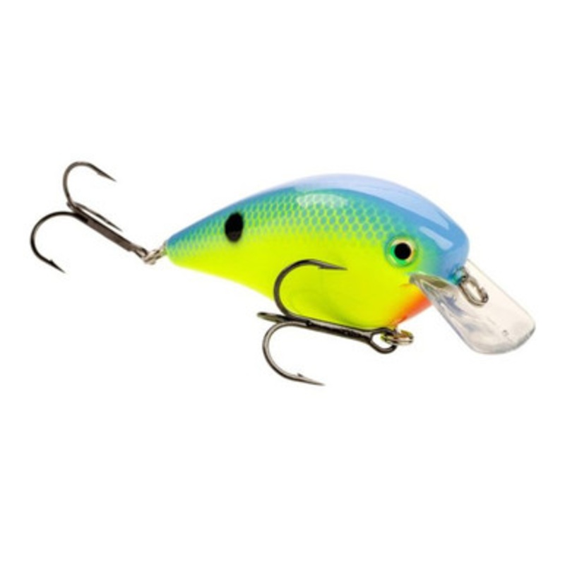 Strike King KVD Square Bill 2.5 Crankbait – Powder Blue Back Chartreuse