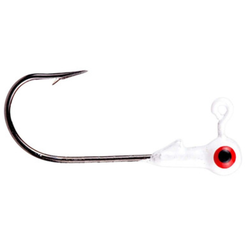 Strike King MRCJH132 Mr. Crappie 1/32 oz Jig Heads 199 Refrigerator White