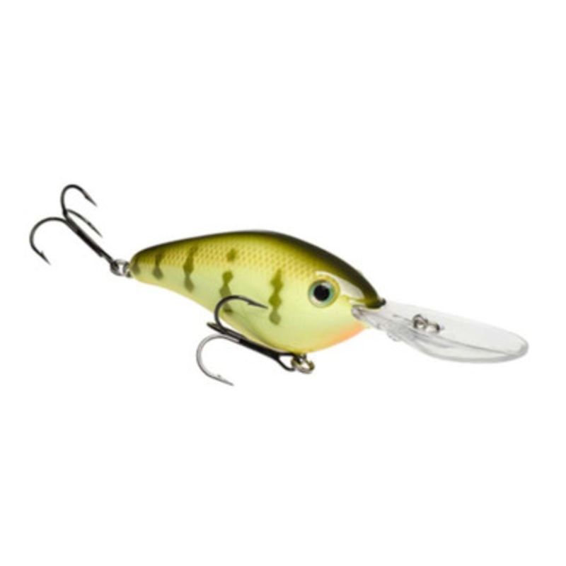 Strike King Pro Model 6XD Crankbait – Chartreuse Perch