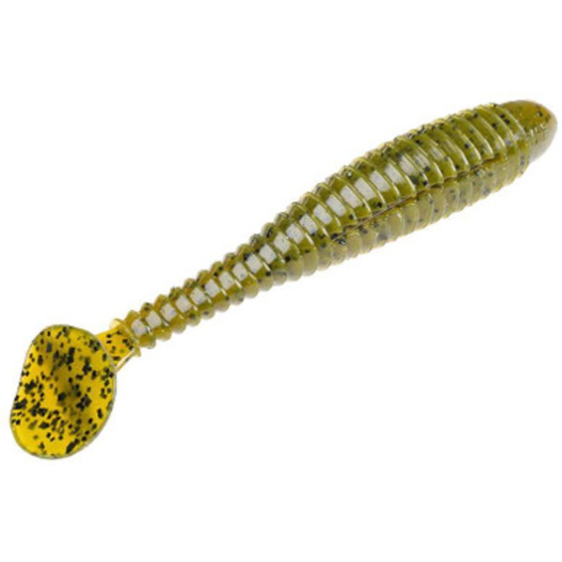 Strike King Rage Swimmer – 4-3/4in – Green Pumpkin
