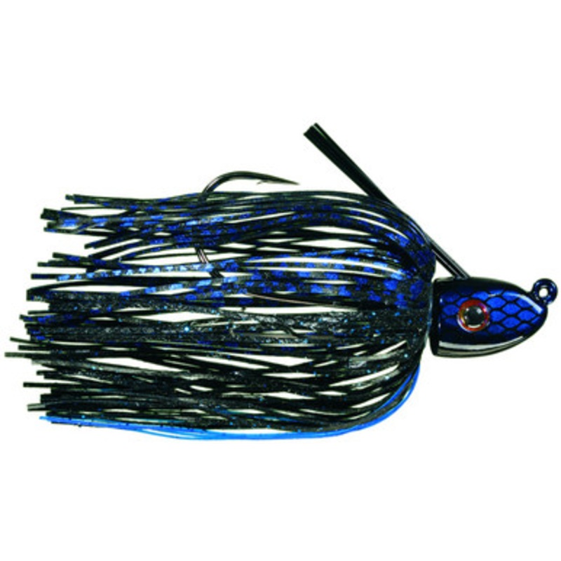 Strike King Tour Grade Swim Jig – Black Blue – 3/8oz