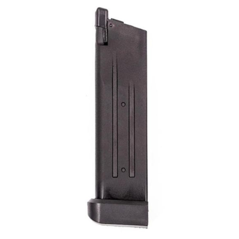 Vorsk 23rds Airsoft Hi-Capa Standard Gas Magazine, Black