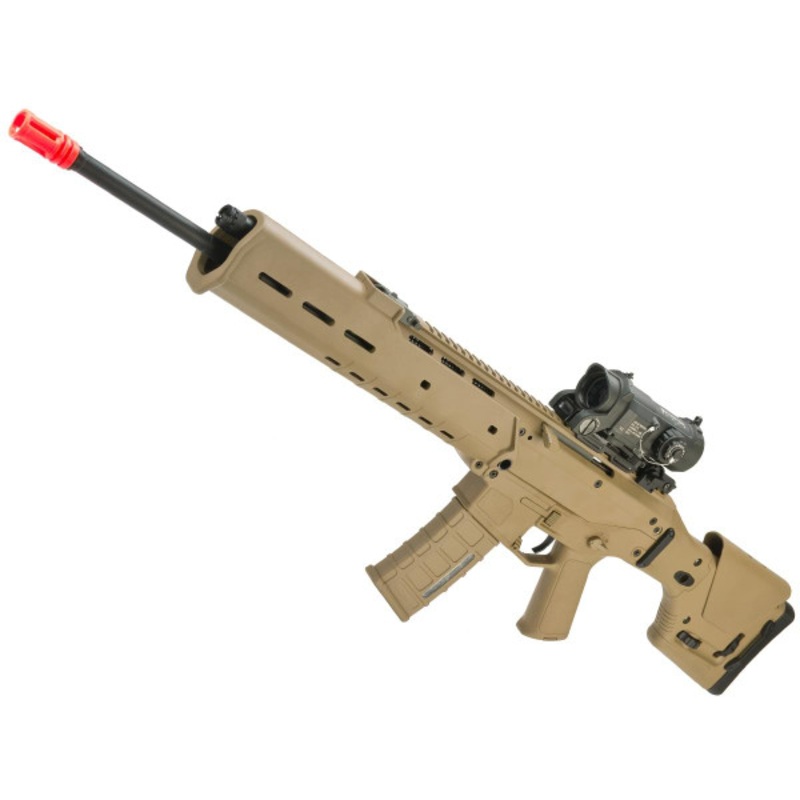 A&K Adaptive Combat AEG Airsoft Rifle, Dark Earth/DMR