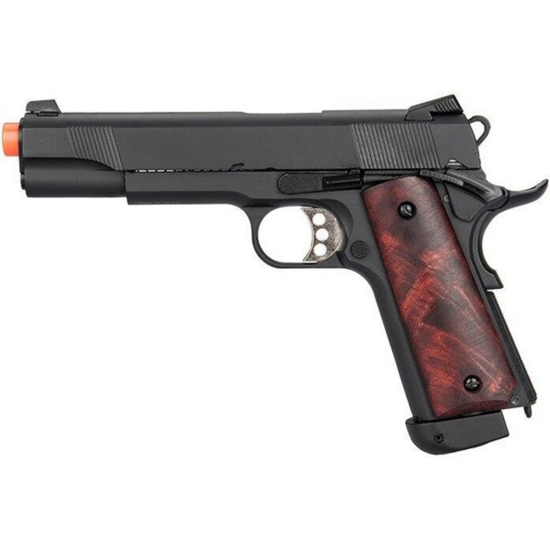 Double Bell Co2 M1911A1 Blowback Airsoft  Pistol, High Velocity, Black