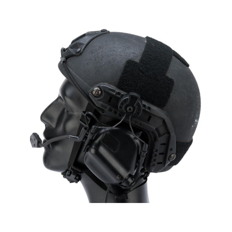 Earmor M32H MOD3 Tactical Communication Hearing Protector for ARC FAST MT Helmets, Black