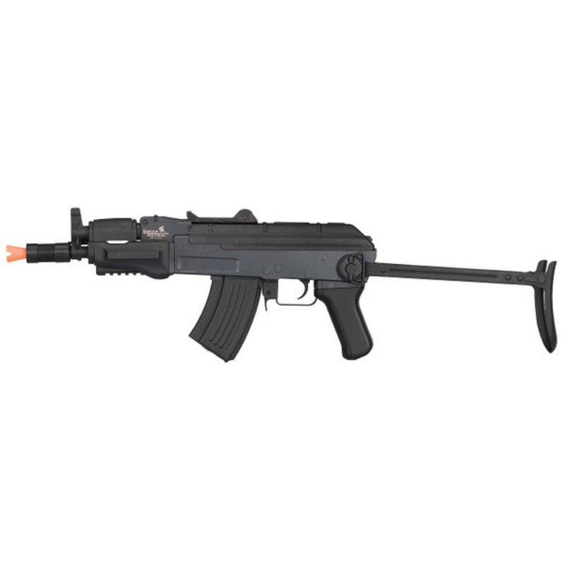 Lancer Tactical Metal AK47 Spetsnaz Airsoft Rifle w/ Folding Stock
