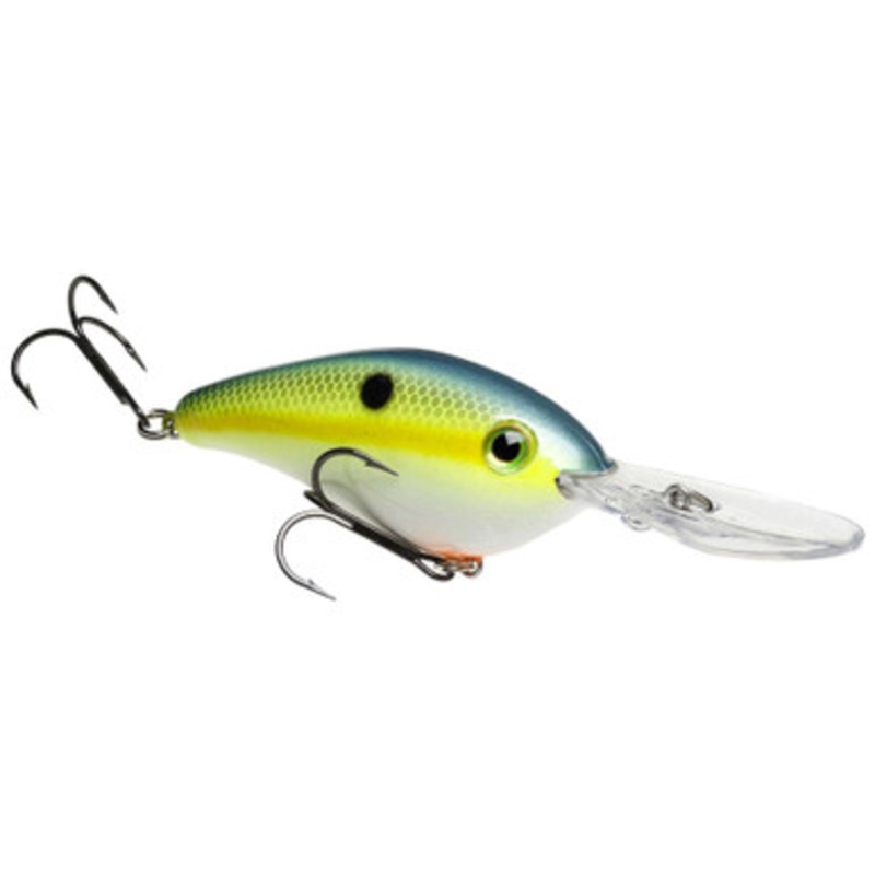 Strike King Pro Model 6XD Crankbait – Chartreuse Sexy Shad