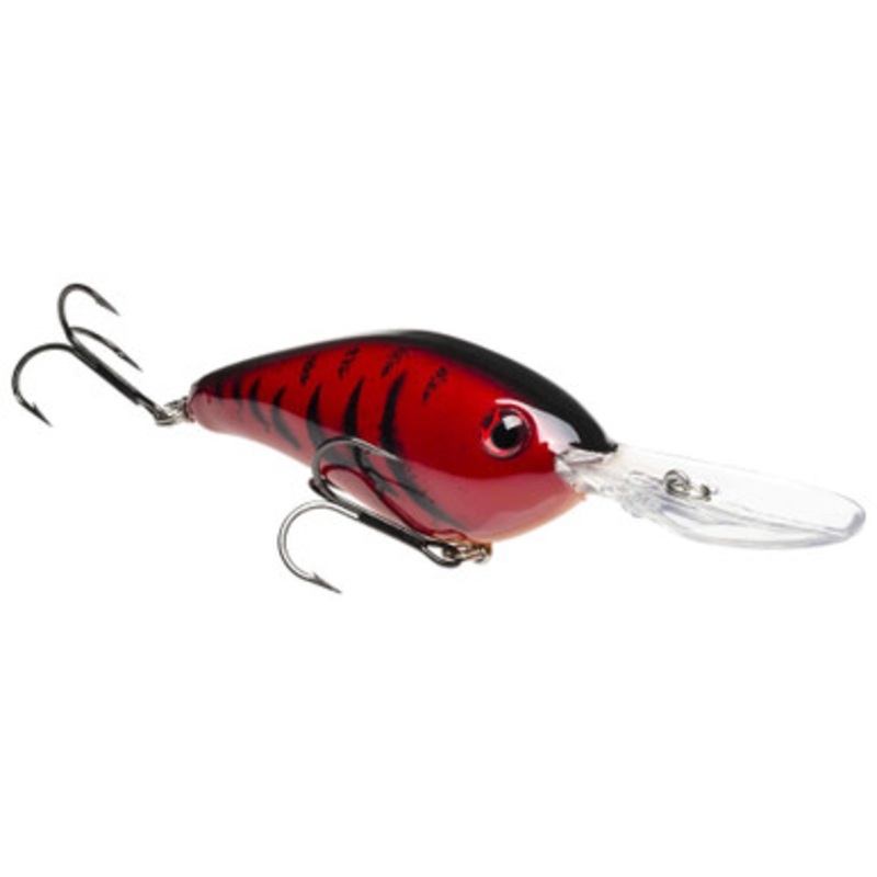 Strike King Pro Model 6XD Crankbait – Delta Red
