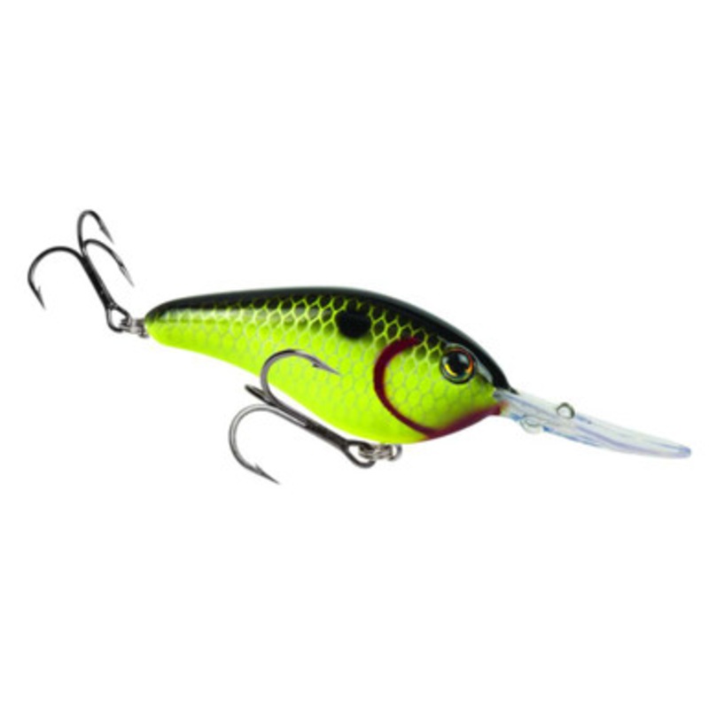 Strike King Pro Model 6XD Crankbait – HD Chart Black Back