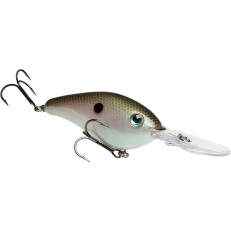 Strike King Pro Model 6XD Silent Crankbait – Green Gizzard Shad