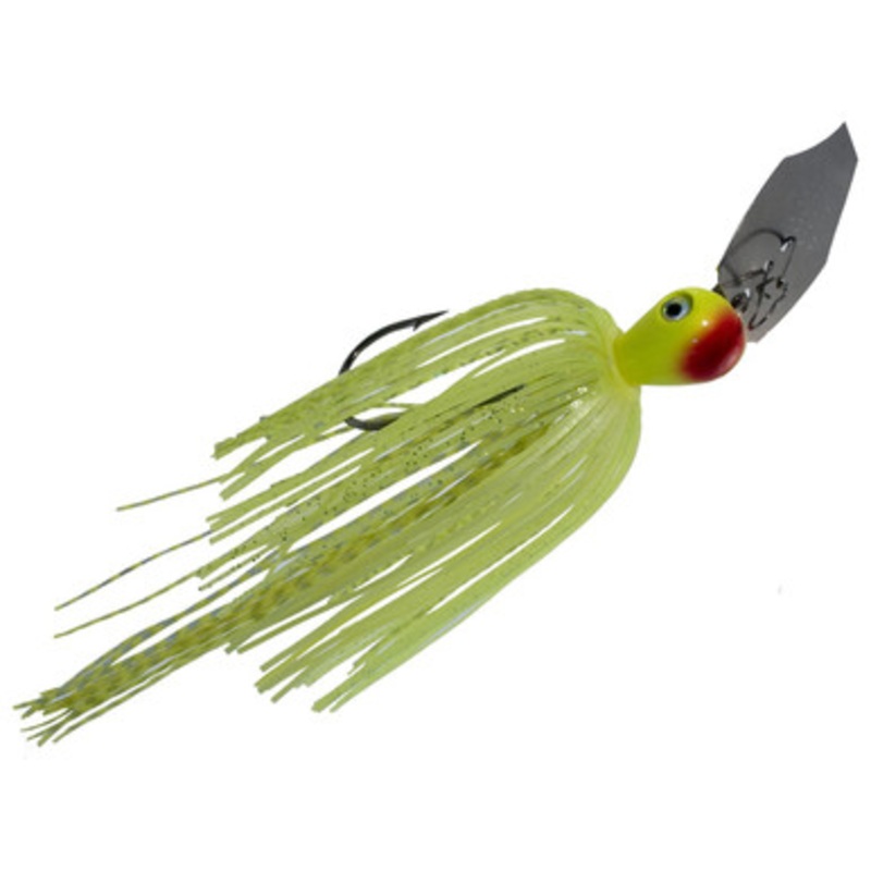 Strike King Pure Poison Bladed Swim Jig – Chartreuse – 3/8oz