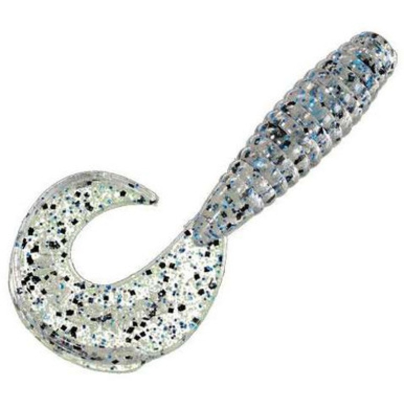 Strike King Rage Tail Grub – 4” – Smoke Blue