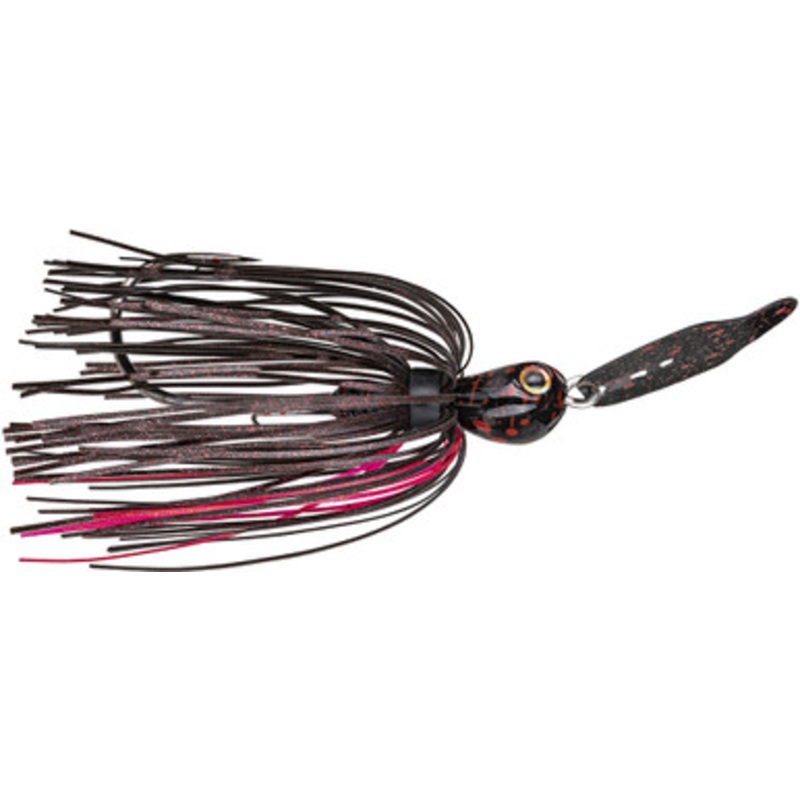 Strike King Thunder Cricket Bladed Jig – 3/8oz – Black Widow