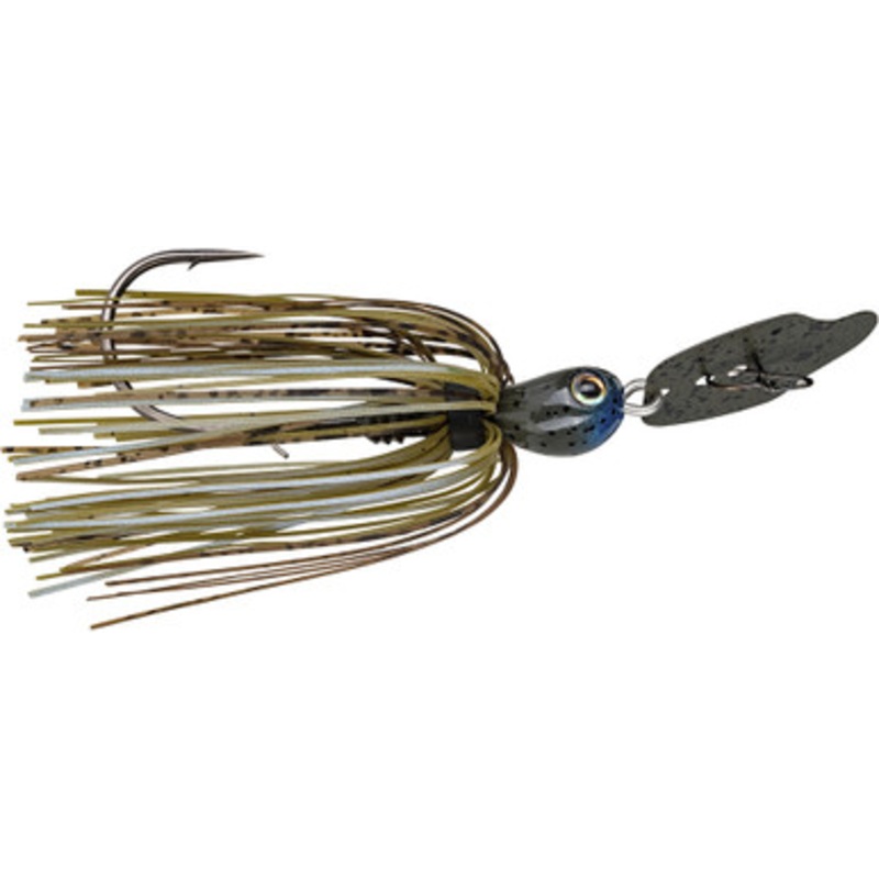 Strike King Thunder Cricket Bladed Jig – 5/8oz – Blue Craw