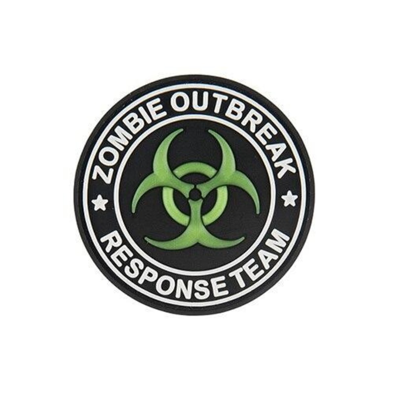 G-Force Glow-In-The-Dark Zombie Outbreak Response Team PVC Morale Patch