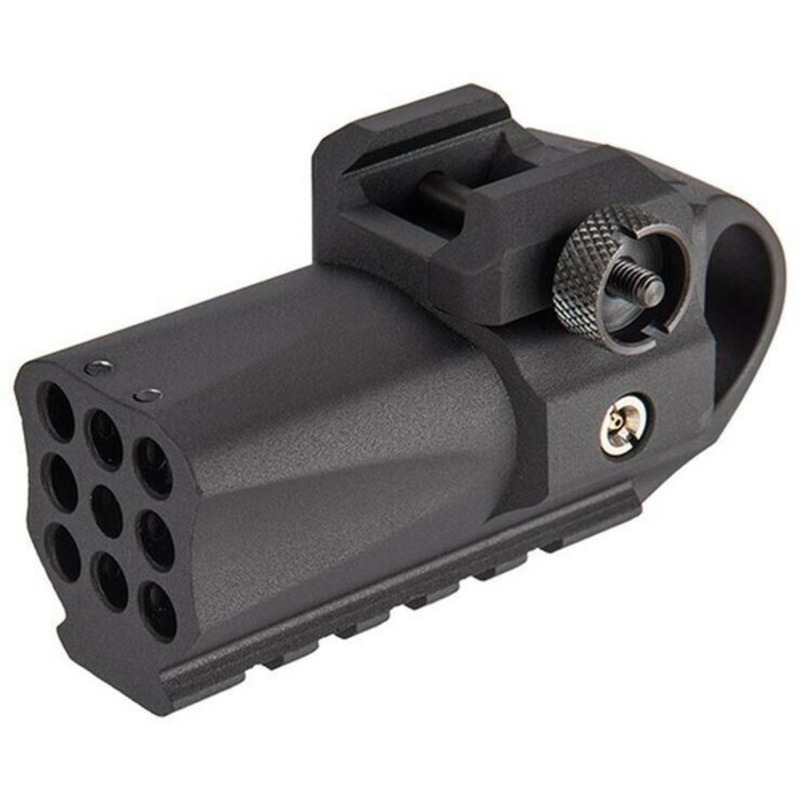 HFC Compact Rail Mounted BB Launcher, Black