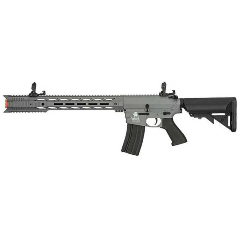 Lancer Tactical Interceptor SPR AEG Airsoft Rifle, Gray