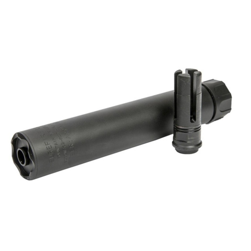 Raptors Airsoft SOCOM Series 220mm 7.62 Mock Silencer, Black