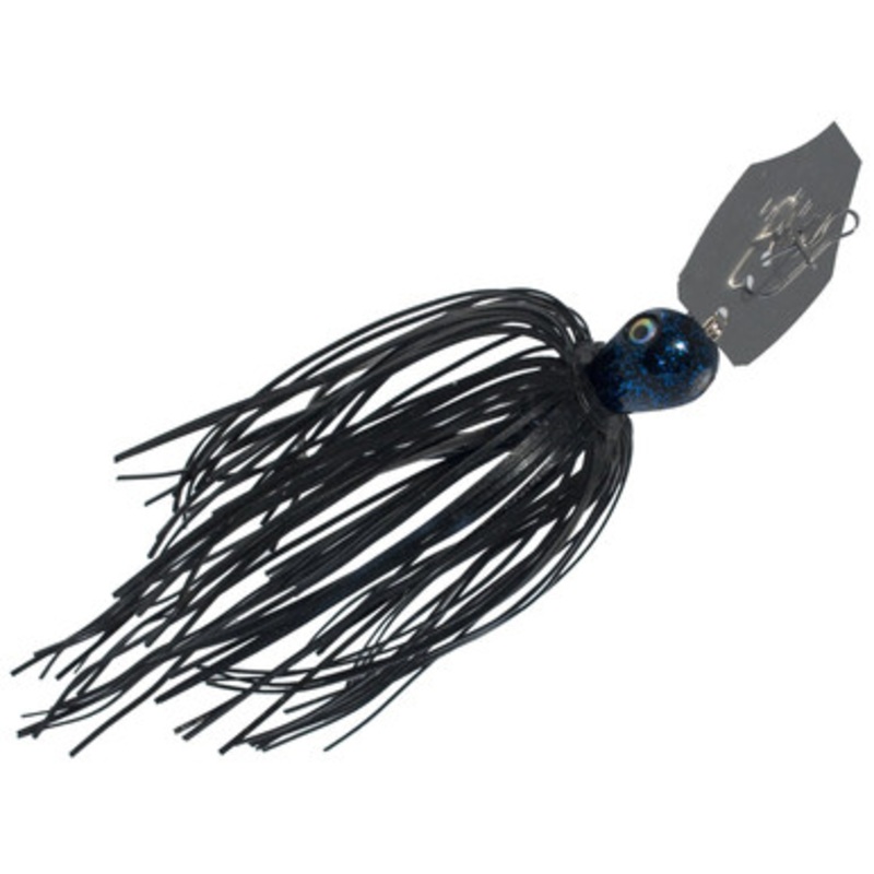 Strike King Pure Poison Bladed Swim Jig – Black Blue – 1/2oz