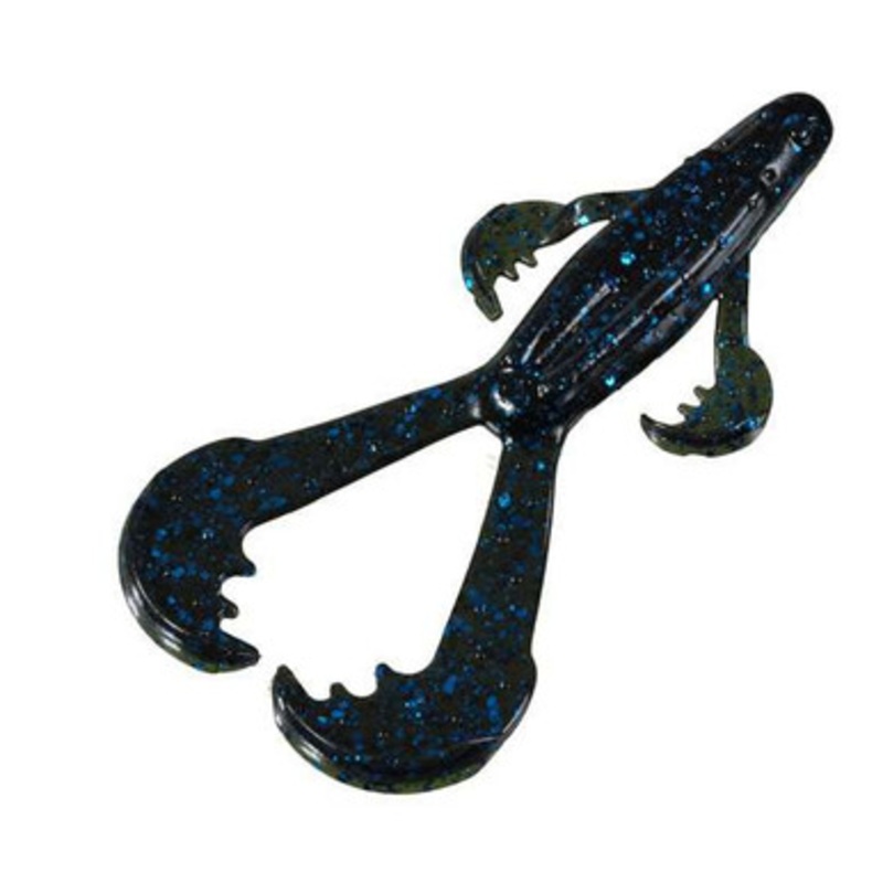 Strike King Rage Tail Space Monkey – Black Blue Flake