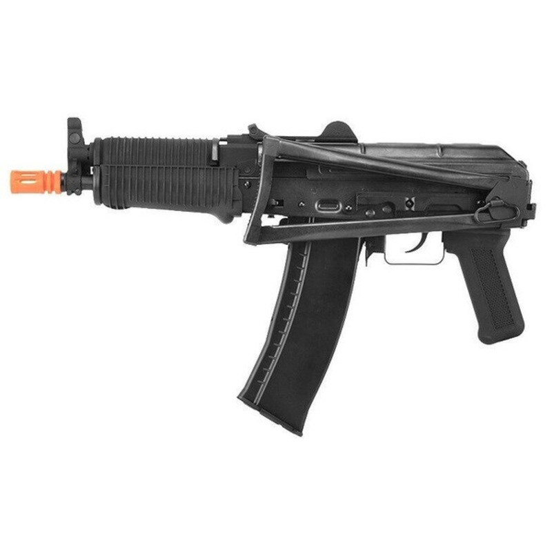 WE-Tech Full Metal AK74UN Gas Blowback Airsoft Rifle, Black