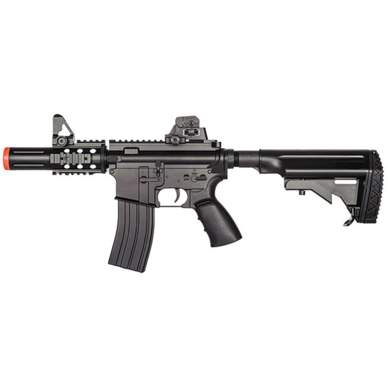 Wells Hybrid Gearbox CQB M4 AEG Airsoft Rifle, Black