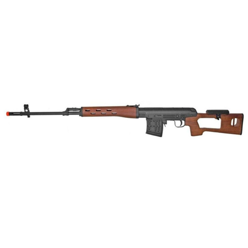 CYMA CM057 AK SVD Full Metal AEG Airsoft Sniper Rifle, Real Wood