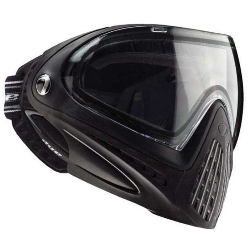 Dye I4 Thermal Lens Airsoft Full Face Mask w/ Protective Carrying Bag, Black