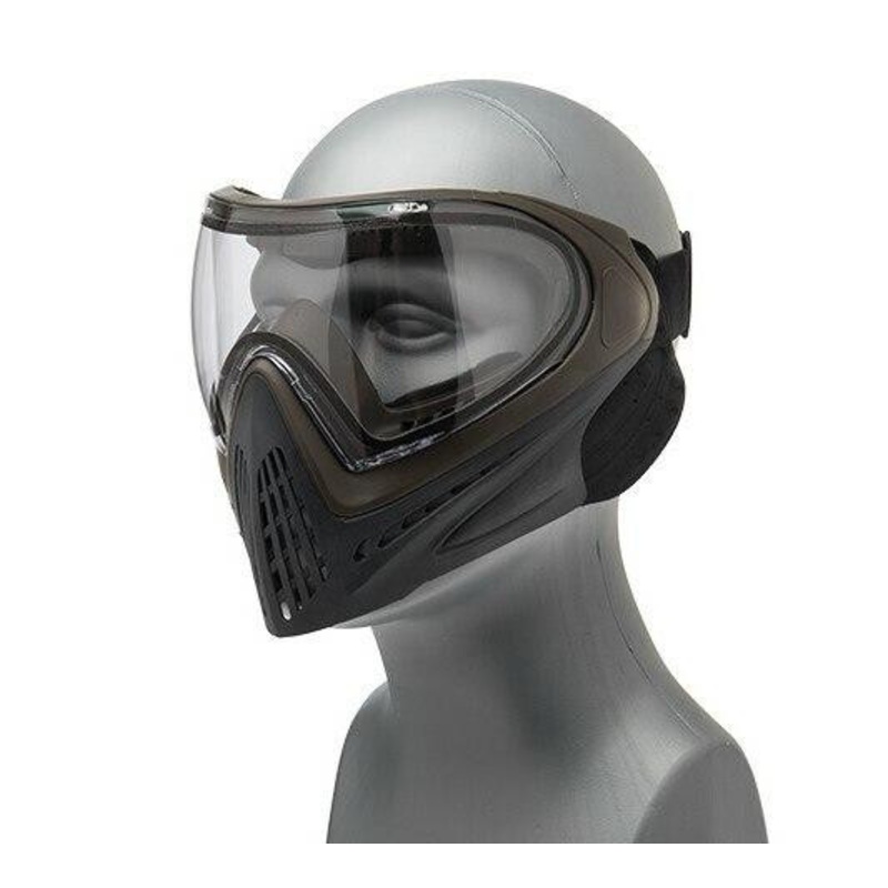 G-Force Modern Full Face Mask, Gray / Brown
