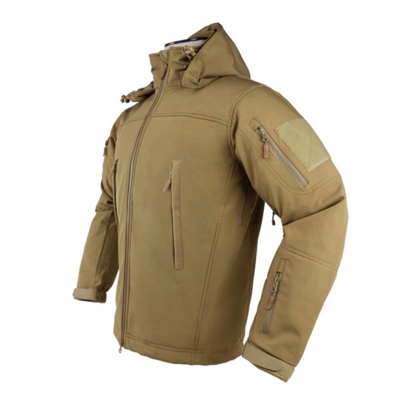 NC Star Delta Zulu Polyester Micro Fleece Jacket, Tan