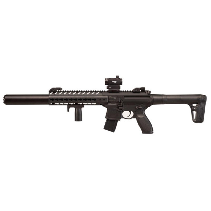 SIG AIR MCX .177 Co2 Air Rifle w/ Micro Red Dot Sight, Black