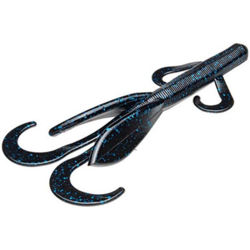 Strike King Magnum Game Hawg – 5-1/4in – Black Blue Flake