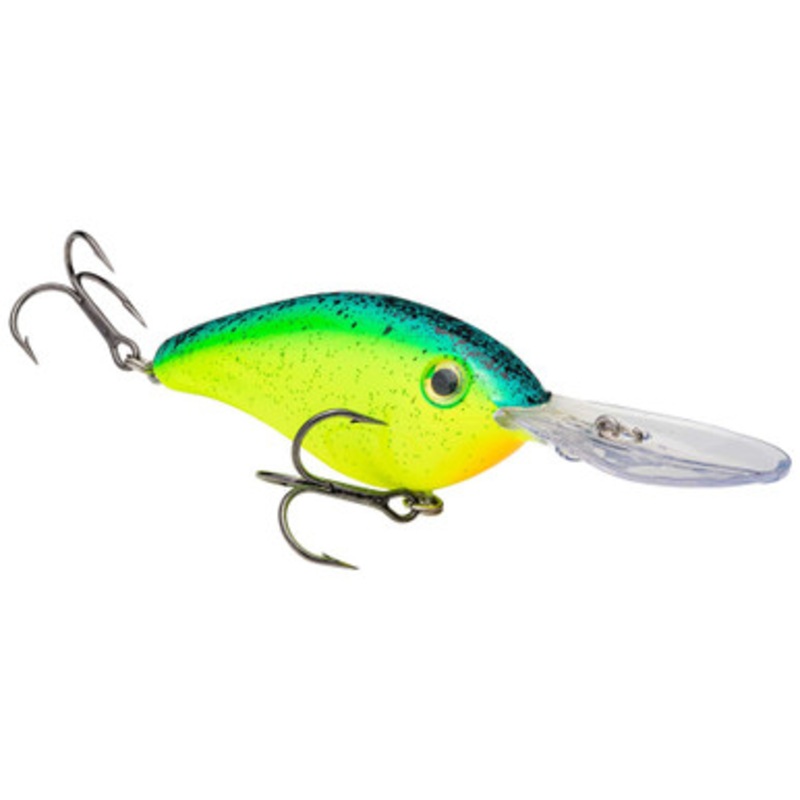 Strike King Pro Model 6XD Crankbait – Chart Blue Black Splatterback