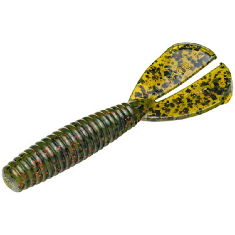 Strike King Rage Twin Tail Baby Menace Grub – Red Flake