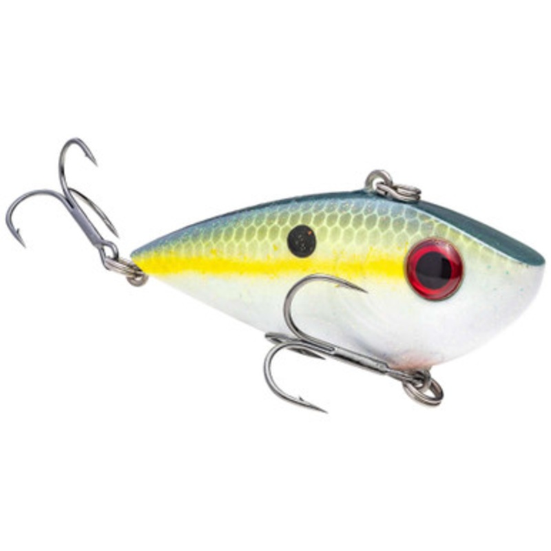 Strike King Red Eyed Shad Tungsten 2 Tap – Chartreuse Sexy Shad