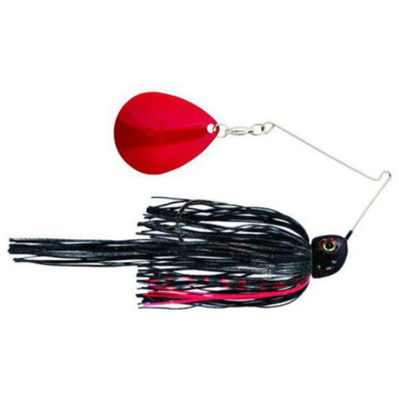 Strike King Tour Grade Night Spinnerbait – 1/2oz – Black Red