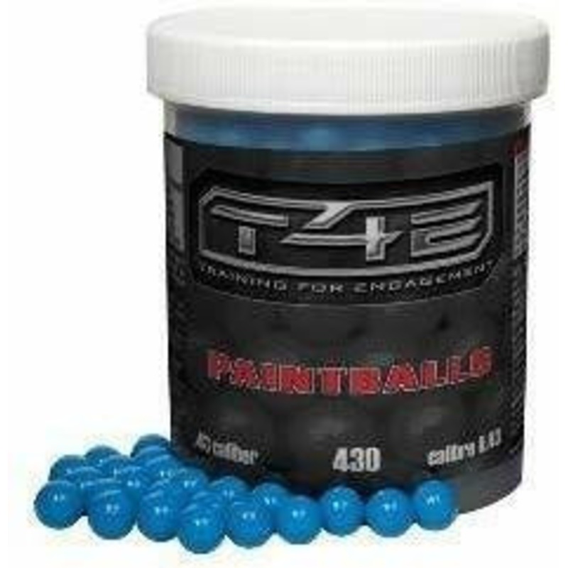 Umarex T4E .43 Cal Blue Paintballs, 430 Rounds