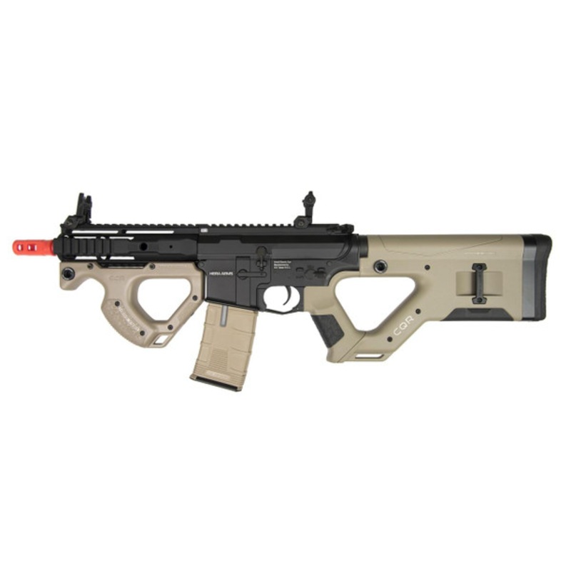 ASG HERA ARMS CQR SSS Airsoft Rifle w/ Programmable MOSFET, Tan