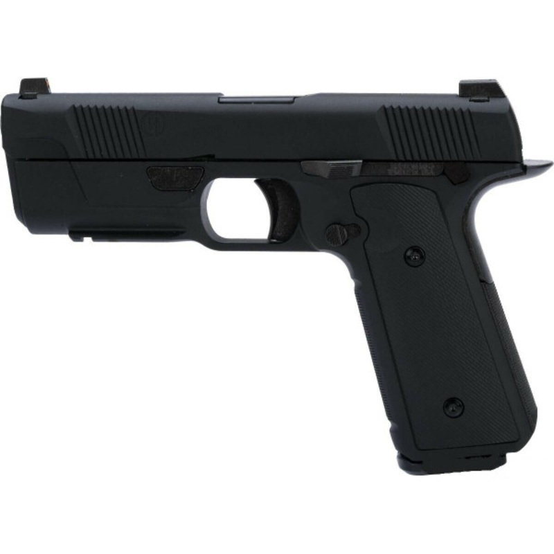 EMG Hudson Licensed H9 Gas Blowback Airsoft Parallel Training Weapon, Black