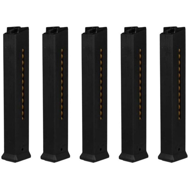 H&K UMP .45 Mid Capacity Magazine, 110 Rounds, 5 Pack