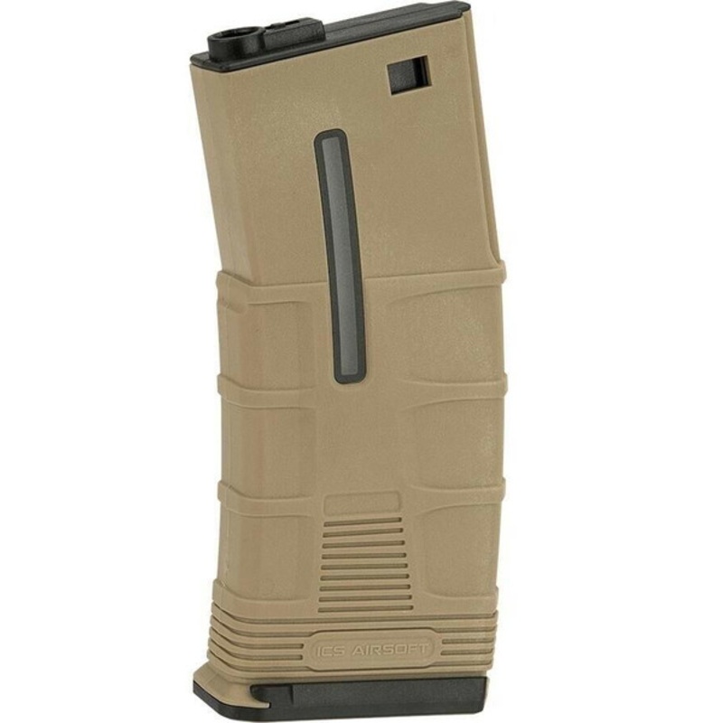 ICS T Tactical 120rd Mid-Cap Magazine, Tan