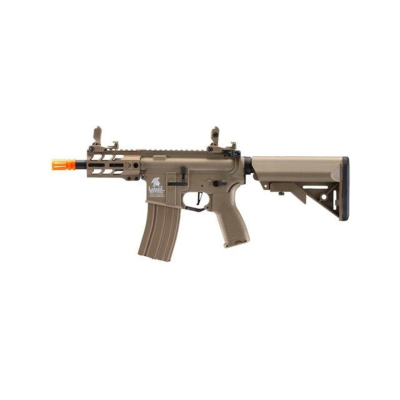 Lancer Tactical Enforcer Hybrid Gen 2 Battle Hawk 4 PDW AEG Airsoft Rifle, Tan