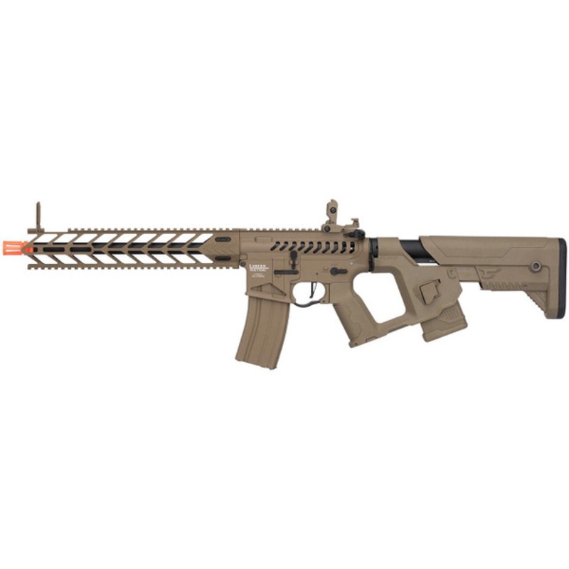 Lancer Tactical Enforcer Series NIGHT WING Skeleton ProLine AEG Airsoft Rifle, Tan