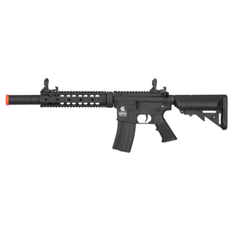Lancer Tactical LT-15 M4 SD 9 Gen 2 Low FPS AEG Airsoft Rifle, Black