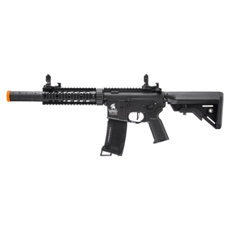 Lancer Tactical M4 Carbine SD AEG Airsoft Rifle, Gen 3, Black