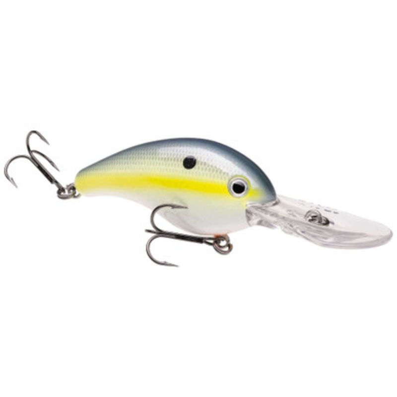 Strike King Pro Model 10XD Crankbait – Chartreuse Sexy Shad