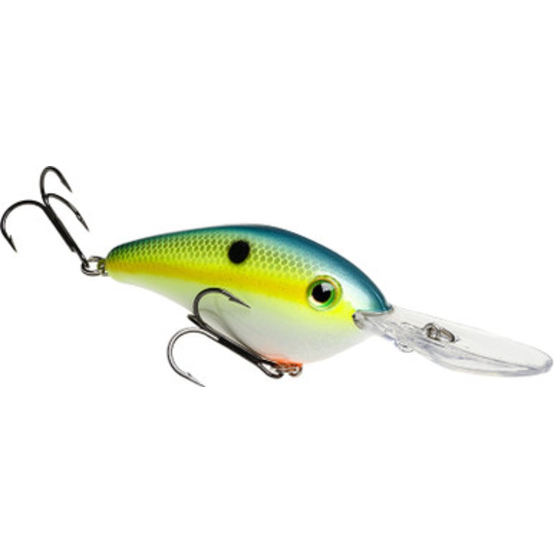 Strike King Pro Model 6XD Silent Crankbait – Chartreuse Sexy Shad